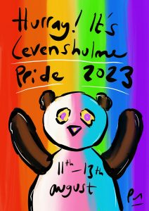 Levenshulme Pride 2023 poster